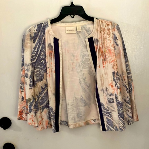 Chico’s Pattern Jacket - Picture 1 of 7